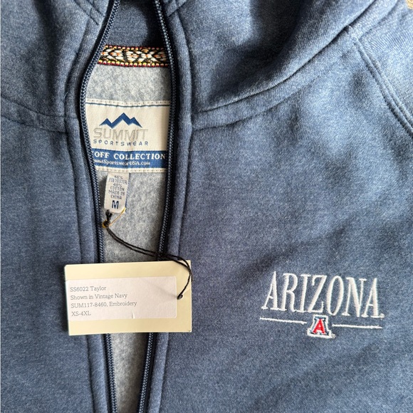 University of Arizona Embroidered Quarter Zip Brand New - Picture 5 of 7